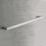 Gedy 5421-60-13 Towel Bar, Square, 24 Inch, Polished Chrome